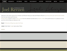 Tablet Screenshot of joelrevzen.com